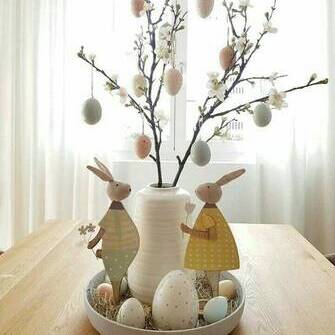 Színpompás húsvéti dekorációk 