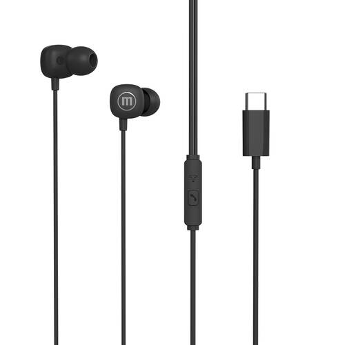 Maxell square+ fülhallgató - Type-c - 120 cm - fekete - 52041BK