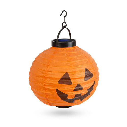 Halloween-i szolár lampion - tök - ⌀20 cm - 58121