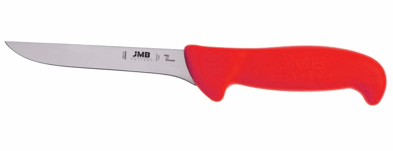 BK01125-R JMB csontozókés egyenes 125mm pengével piros