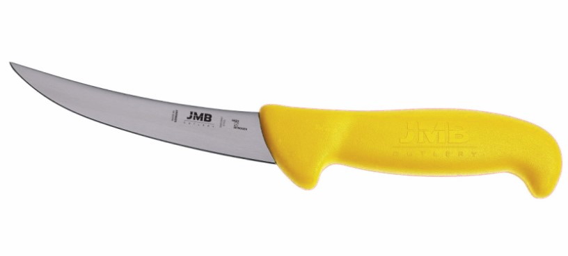 BK17125-Y JMB csontozókés íves 125mm pengével sárga