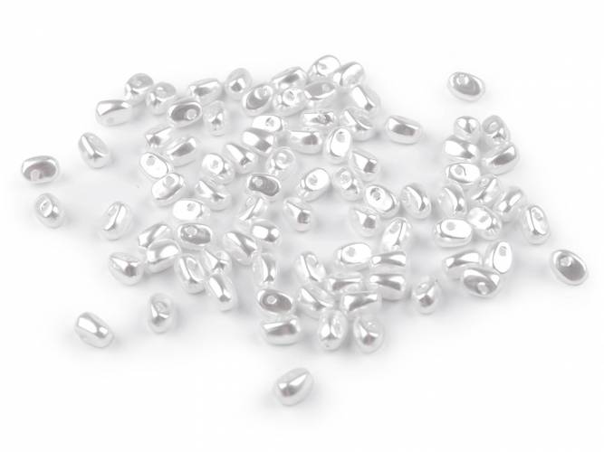 Mű viaszolt gyöngyök / gyöngyök Glance szabálytalan alakú 4x6 mm