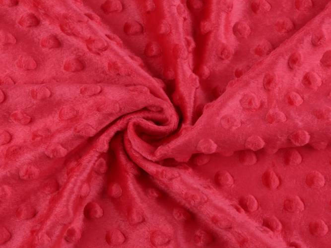 Minky textil 3D bojtokkal / bogyókkal