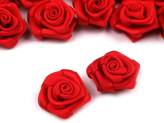 Textil rózsa Ø15 mm