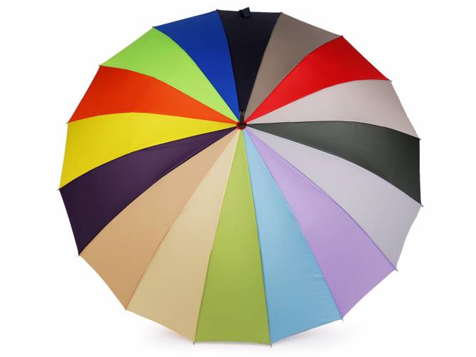 Nagy családi esernyő szivárvány mintával