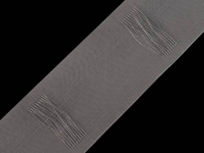 Függönyráncoló átlátszó bujtatós szélessége 80 mm ceruzás ráncolású