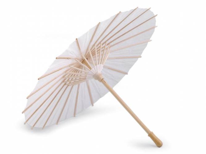 Papír esernyő dekoráció festhető Ø38,5 cm