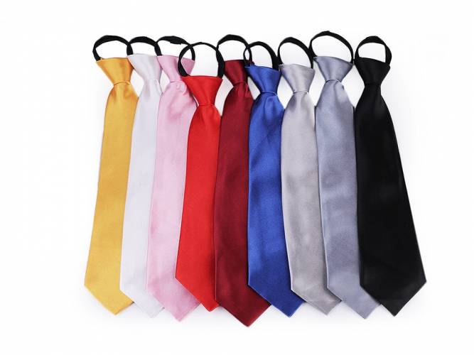 Szatén parti nyakkendő egyszínű