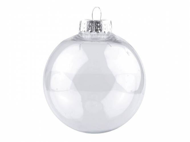 Díszgömb / Műanyag gömb Ø8 cm - Karácsonyi Hangulat Otthonában