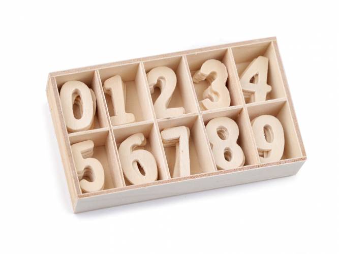 Fa számok dobozban