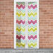 Szúnyogháló függöny ajtóra -mágneses- 100 x 210 cm - cikkcakkos - 11398N