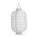 Szolár lampion - fehér - hidegfehér LED - 21 cm - 11399G-WH