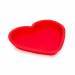 Szilikon szív alakú sütőforma - piros - 57521B