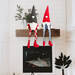 Karácsonyi skandináv manó lábakkal - 2 féle - 50 cm - 58051K