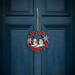 Karácsonyi dekoráció - fa, piros hóember - 10 cm - 58547A