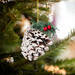 Karácsonyi dekoráció - toboz - 12 cm - 2 db / csomag - 58571