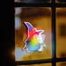 Halloween-i RGB LED dekor - öntapadós - boszorkány - 56512A