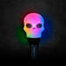 Halloween-i LED lámpa - koponya - elemes - 58113C