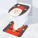 Karácsonyi WC ülőke dekor - 58281A