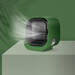 Hordozható mini léghűtő ventilátor - USB - zöld - BW2009GR