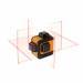 Lézeres szintező szett - max 15 m - 3D/360° - akkumulátoros, szemüveggel, konzollal - 10053