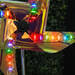 LED-es szolár szélforgó - színes LED, leszúrható - alu, műanyag - 75 x 23 x 23 cm - 11272