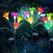 Leszúrható szolár virág - RGB LED - 75 cm - 2 db / csomag - 11720