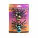 Halloween-i dekoráció szett - pók - irizáló színnel - 2 db / csomag - 58138