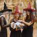 Halloween-i boszorkány kalap - 2 szín - poliészter - 38 cm - 58152
