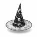 Halloween-i boszorkány kalap - 4 szín, poliészter - 38 x 34 cm - 58153