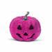 Halloween-i RGB LED dekor - habszivacs tök - lila - 11 cm - 58162D