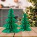Karácsonyi dekoráció - 3D, papír - fenyőfa lampion - 58639B
