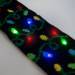 Karácsonyi sál - 100 cm - LED-es, elemes, fekete - 58667C