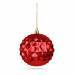 Karácsonyfadísz szett - gömbdísz - piros - 6 db / csomag - 58762C