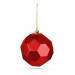 Karácsonyfadísz szett - gömbdísz - piros - 6 db / csomag - 58762C
