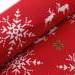 Karácsonyi újrahasznosított pamut vászon / szövet / anyag