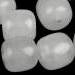 Achát fehér szintetikus ásvány kövek lekerekített kockák 8 mm