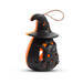 Halloween-i LED lámpa - felakasztható - narancs / fekete - elemes - 58116