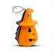 Halloween-i LED lámpa - felakasztható - narancs / fekete - elemes - 58116