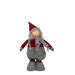 Karácsonyi textil manó figura - teleszkópos lábbal - 40 - 60 cm - 58367A