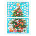 Karácsonyi matrica szett - karácsonyfa - 62 x 70 cm - 58533