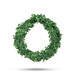 Karácsonyi dekoráció - zöld girland - 2,5 m - 58559B