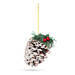 Karácsonyi dekoráció - toboz - 12 cm - 2 db / csomag - 58571