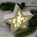 Karácsonyi világítós csillag Ø12 cm