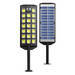 Szolár fali reflektor - 520 SMD LED - 3000 lm - 20W - 4500 mAh - IP65 - 55291B