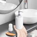 Kézi szappanadagoló - matt fehér / fényes ezüst - BW3021A