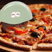 Pizzavágó - rozsdamentes acél, műanyag - 10,2 x 10,2 x 2 cm - 57550G