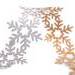 Karácsonyi öntapadós paszomány hópelyhek szélessége 35 mm