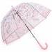 Lányos átlátszó kilövős esernyő