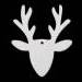 Fa karácsonyi dekorációs csillag, hópehely, karácsonyfa, csengettyű, lovacska, rénszarvas felakasztható / ragasztható